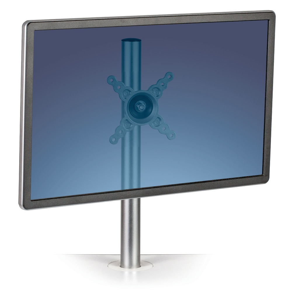 Fellowes Lotus Single-Monitor Arm Kit For Monitors Up To 27in, 16 1/2inH x 4 1/2inW x 5 1/2inD, Silver, 8042801 MPN:8042801