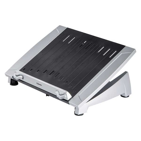 Laptop Stand, 6 1/2 in H, Black; Silver MPN:8036701