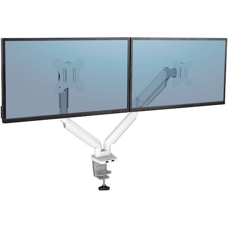 Dual Monitor Arm, 18 lb. Cap. MPN:8056301