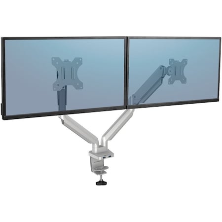 Dual Monitor Arm, 18 lb. Cap. MPN:8056501
