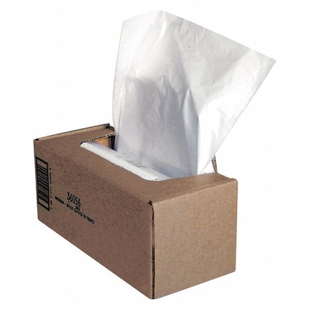 Powershred Shredder Waste Bags, 25g, PK50 MPN:36056