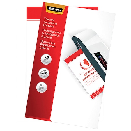 Laminating Pouch, 9in W, 14 1/2in L, PK100 MPN:52045