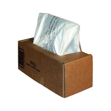Paper Shredder Bag, 36 x 18 x 13 In, PK50 MPN:FEL36054
