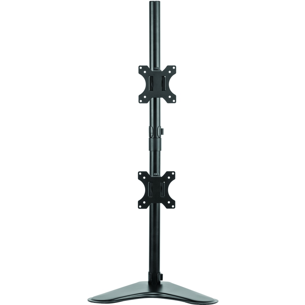 Fellowes Professional Series Freestanding Dual-Stacking Arm For Monitors Up To 32in, 35 1/2inH x 15 5/16inW x 11inD, Black, 8044001 MPN:8044001