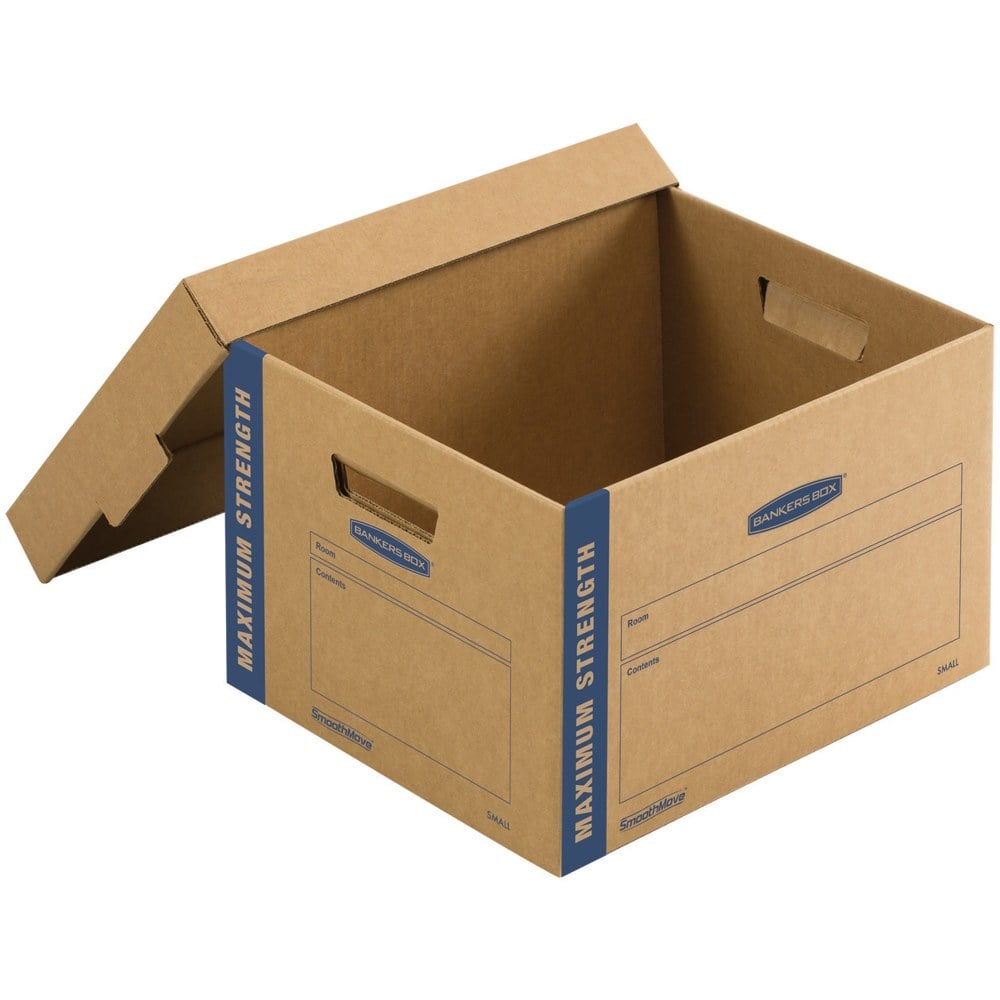 Bankers Box SmoothMove Moving & Boxes, 1213/16in x 16 1/2in x 10 1/16in, Case Of 8 MPN:7710201