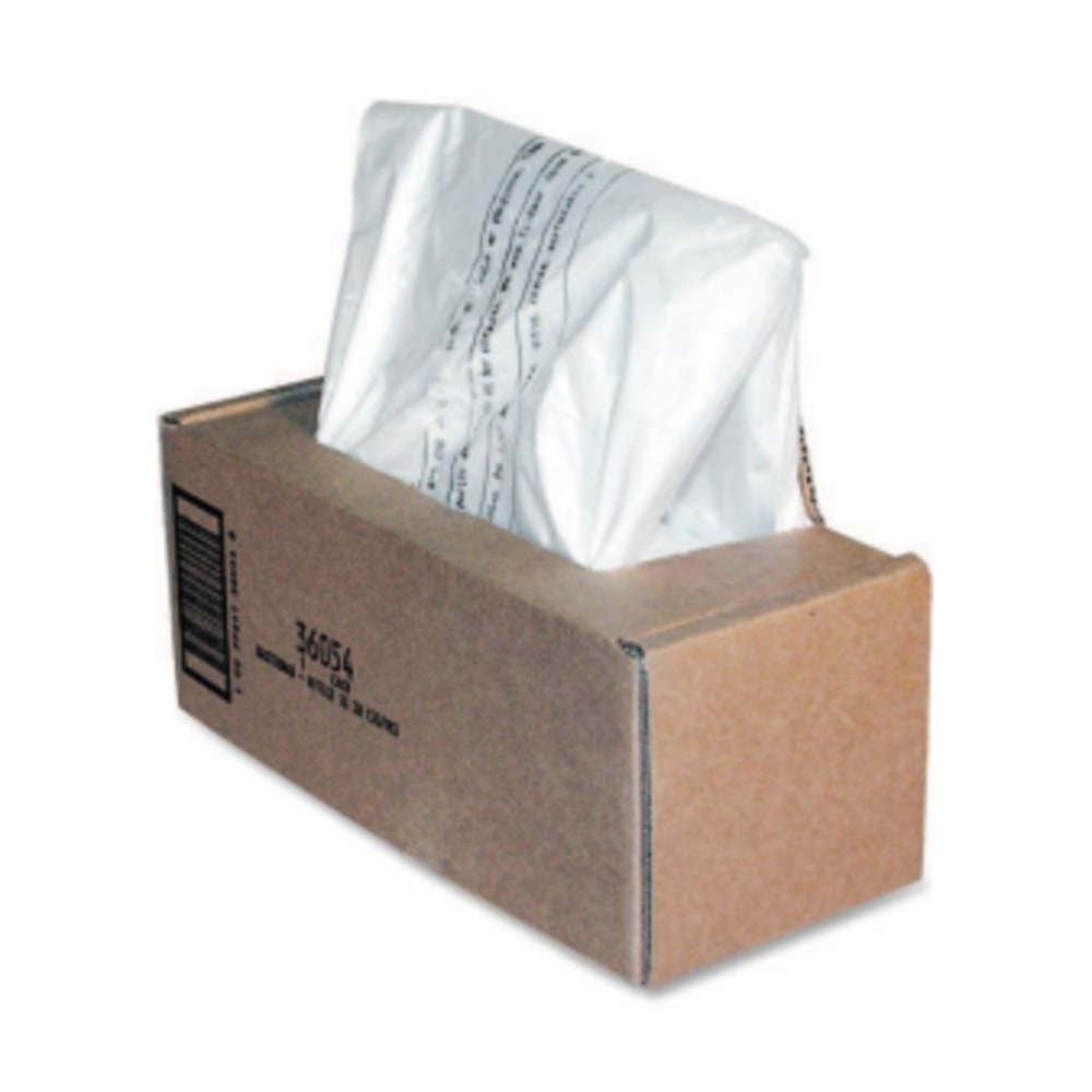 Fellowes Powershred Waste Bags, 36054, Clear, Carton Of 50 Bags (Min Order Qty 3) MPN:36054