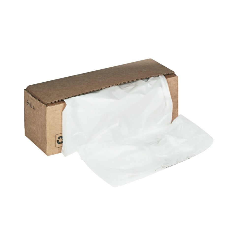 Fellowes Powershred Waste Bags, 3605801, White, Carton Of 50 Bags (Min Order Qty 2) MPN:3605801