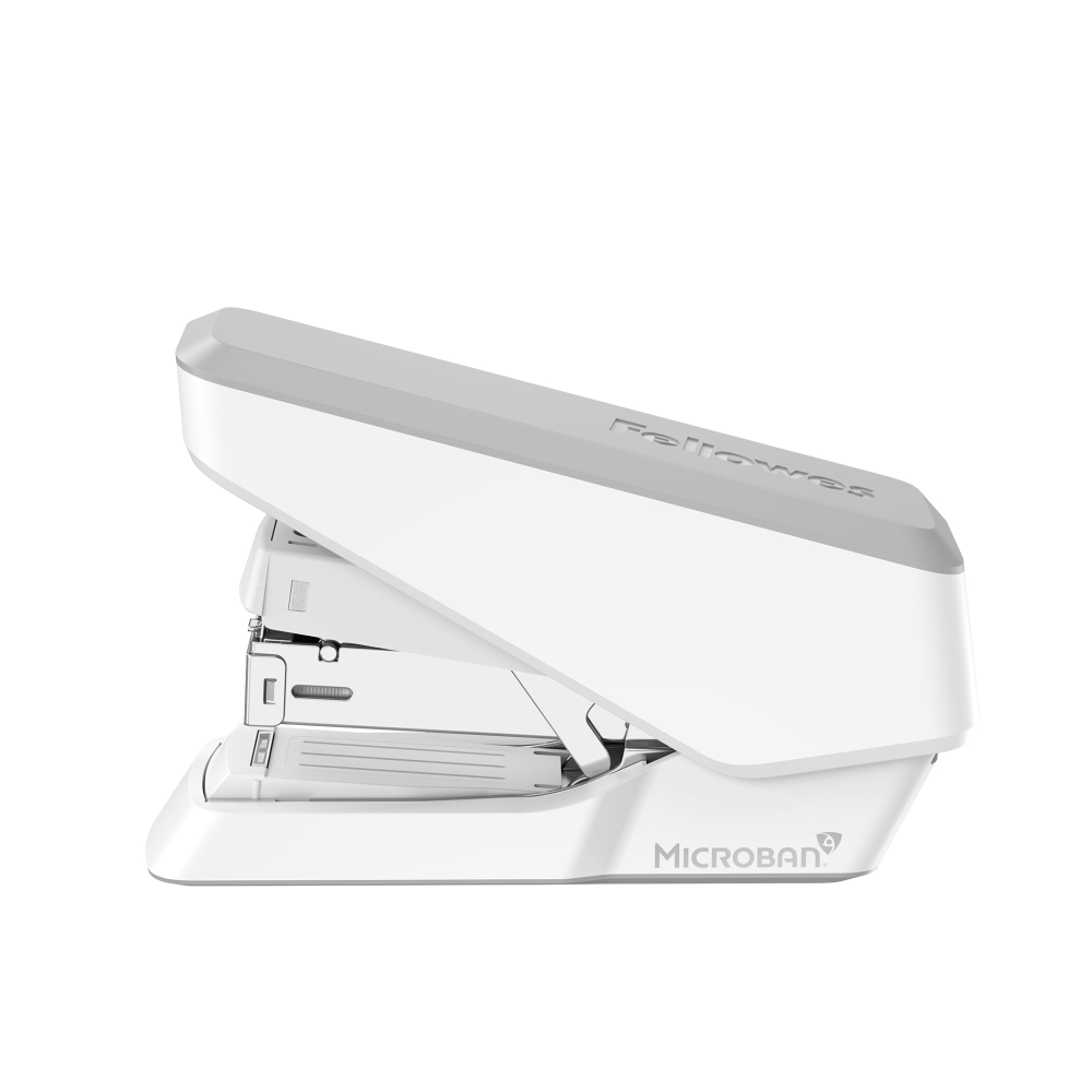 Fellowes LX860 EasyPress Half Strip Stapler, 5-3/8in, White MPN:5014301