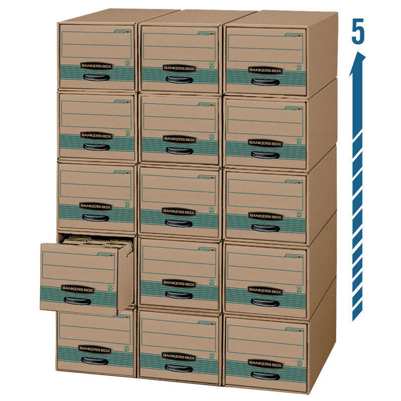 Bankers Box Stor/Drawer Steel Plus Drawer Files, Legal Size, 23 1/4in x 15 1/2in x 10 3/8in, 94% Recycled, Pack Of 6 MPN:1231201