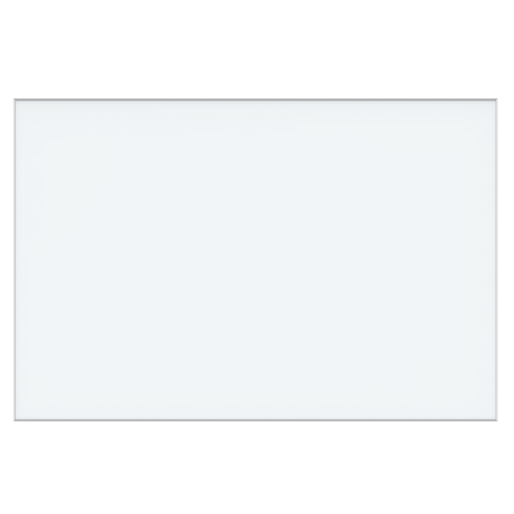 Fellowes Vita Magnetic Rectangle Frameless Wall-Mount Markerboard, Glass, 36in x 24in, White MPN:VI-QS-3624-GL-M-WH