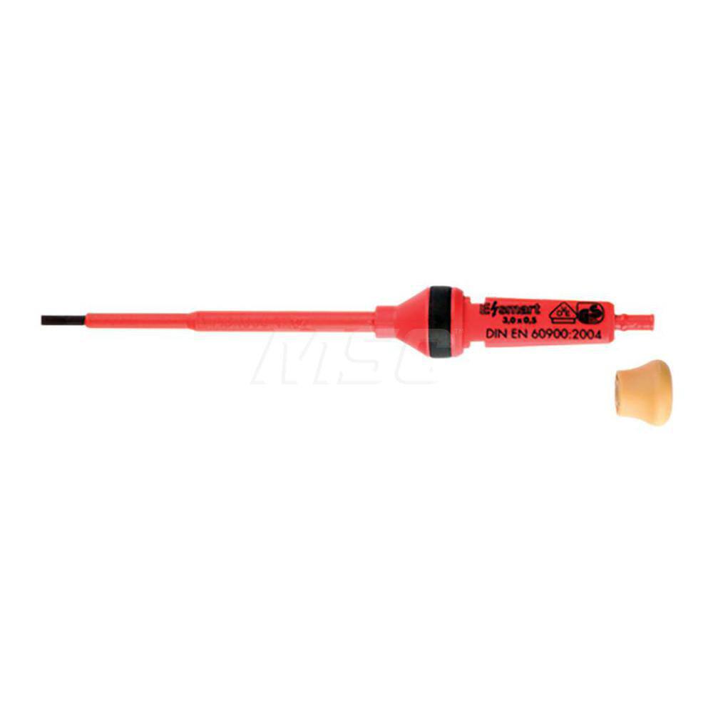 Slotted Screwdriver Bits, Reversible: No , Blade Width (Inch): 1/8 , Drive Size (Inch): 1/8 , Overall Length (Inch): 4 , Size (Inch): 1/8  MPN:07157 51723