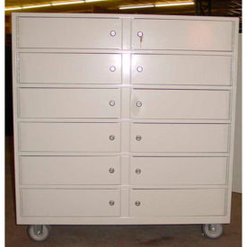 Fenco Teller Vault Note Bus Cabinet 412-B - 12 Compartment 36