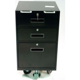 Fenco Bus Teller Pedestal Cabinet 606-BC-18-B - 2 Drawers 1 Legal Drawer 18