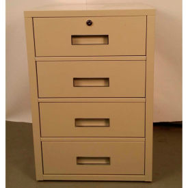 Fenco Lowboy Teller Pedestal Cabinet 608-I - 4 Drawers 18