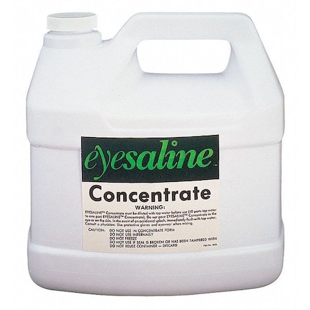 Eyewash Saline Concentrate, 180 oz, For Use With Fendall Pure Flow 1000/2000 Eyewash Stations MPN:32-000513-0000-H5