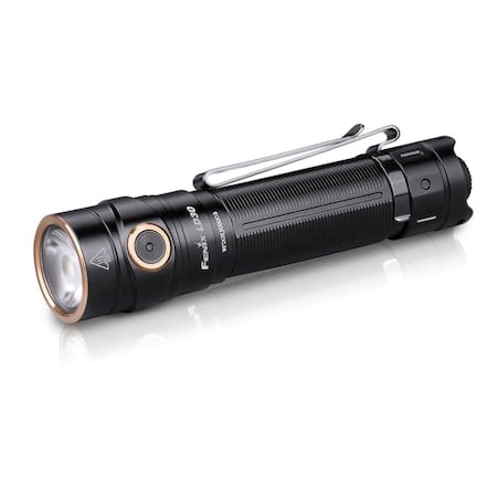 Flashlight, Aluminum, Black, 1600lm MPN:LD30