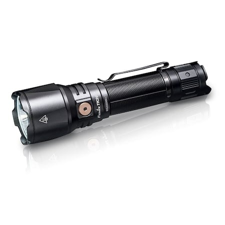 Rechargeable Flashlight, Aluminum, Black, 1500 lm MPN:TK26R