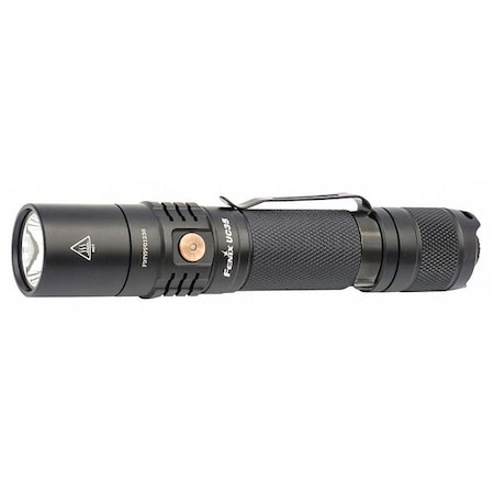 Black Rechargeable LED General Purpose Flashlight, CR123A, 1000lm MPN:UC35