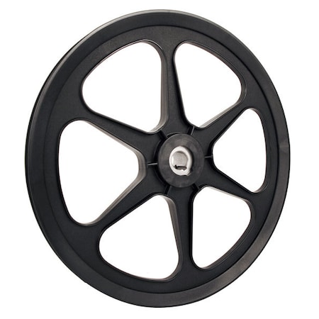 3/4 in Fixed Bore 1 Groove Standard V-Belt Pulley 12.25 in OD MPN:AFD12434