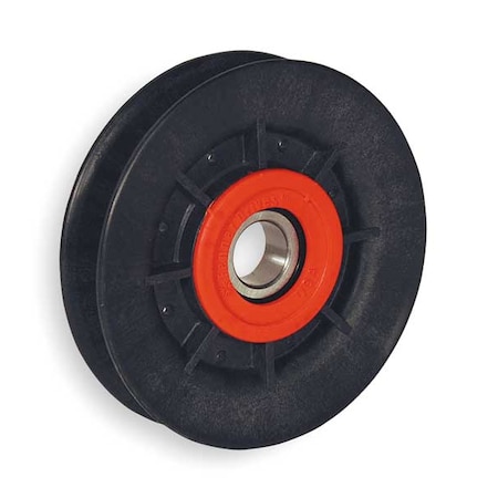 V-Belt Idler Pulley, Ball, 17 mm Dia MPN:VA4001