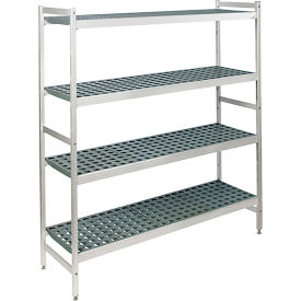 Fermod® Aluminum Shelving Unit 4 Shelves Starter 68