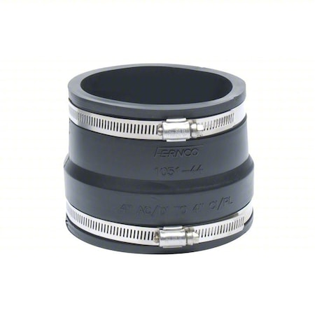 Pipe Stock Coupling, PVC, 4in Slip-On MPN:1051-44