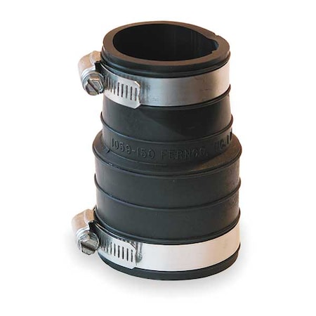 Flexible Coupling, Pipe Size 1-1/2x1-1/2