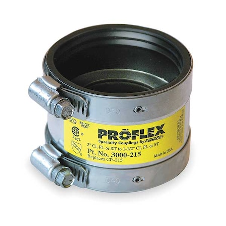 Shielded Coupling, For Pipe Size 1-1/2x2