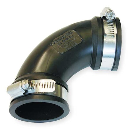 FlexiblePipeElbow, PVC, 11/2inSlip-On MPN:QL-150
