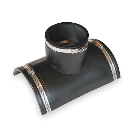 Flexible Tap Saddle Tee, For Pipe Size 8