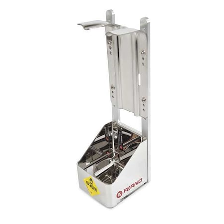 Universal Cylinder Oxygen Bracket, SS/Alm MPN:521