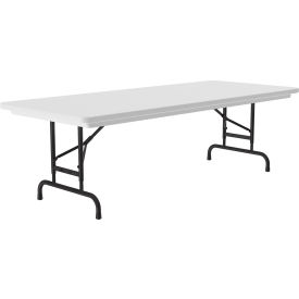 Correll Adjustable Height Plastic Folding Table 30