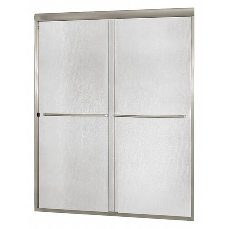 Shower Door, Aluminum, Gray, 60