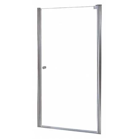 Shower Door, Aluminum, 34-1/2