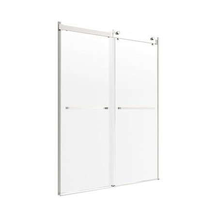 Shower Door, 47 in W, 76 in H, Glass MPN:LGDR4876-CL-BN