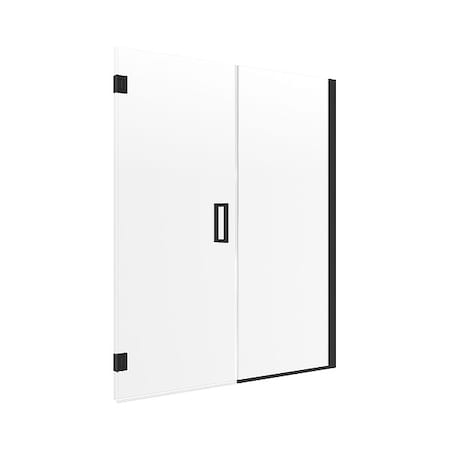 Shower Door, 48 in W, 74 in H, Glass MPN:MRHG4874-CL-MB