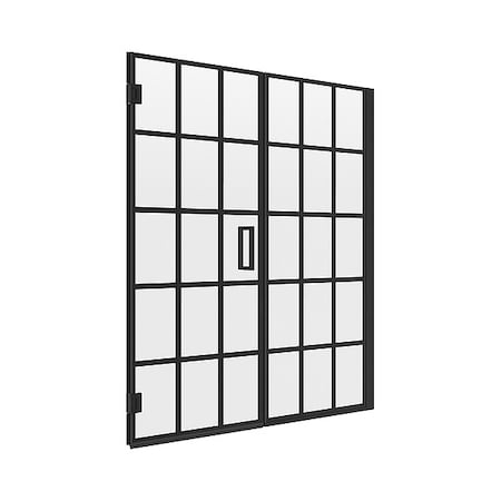 Shower Door, 60 in W, 74 in H, Glass MPN:MRHG6074-GR-MB