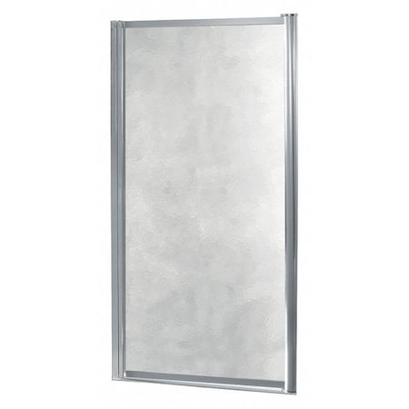 Shower Door, Aluminum, Silver, 33