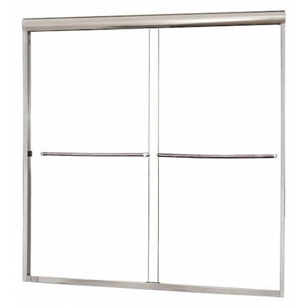 Tub Door, Aluminum, Silver, 60