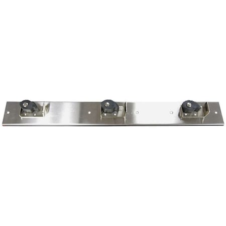 Mop Hanger, SS, 22ga, 24In W, Wall Mount MPN:889CC000