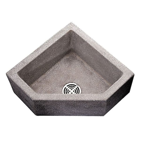 Neo-Corner Mop Service Basin 20 in x 20 in, 1, Terrazzo MPN:TSBC6000501