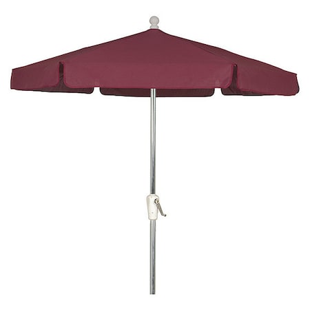 Garden Umbrella Crank Ba, Burgundy, 7.5 ft. MPN:7GCRA-BURGUNDY