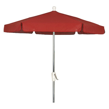 Garden Umbrella Crank Ba W/Red, 7.5Ft MPN:7GCRA-RED