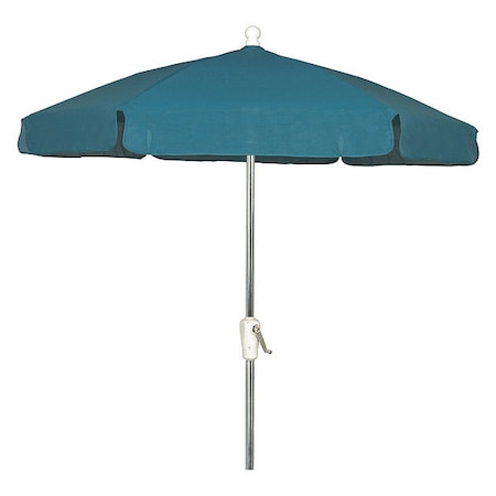 Garden Umbrella Crank Ba, Teal, 7.5 ft. MPN:7GCRA-TEAL