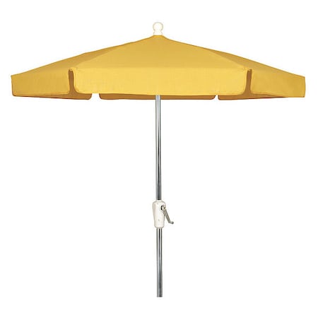 Garden Umbrella Crank Ba, Yellow, 7.5 ft. MPN:7GCRA-YELLOW