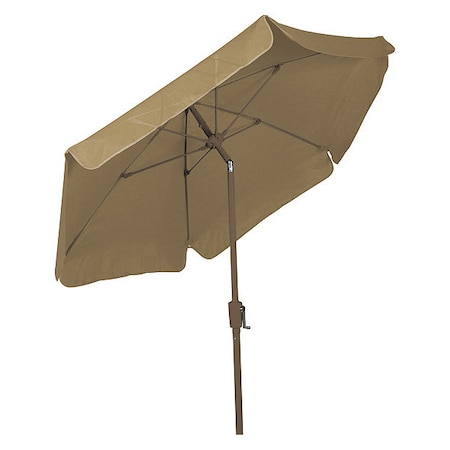 Garden Tilt Umbrella Crnk Cb, Beige, 7.5Ft MPN:7GCRCB-T-BEIGE