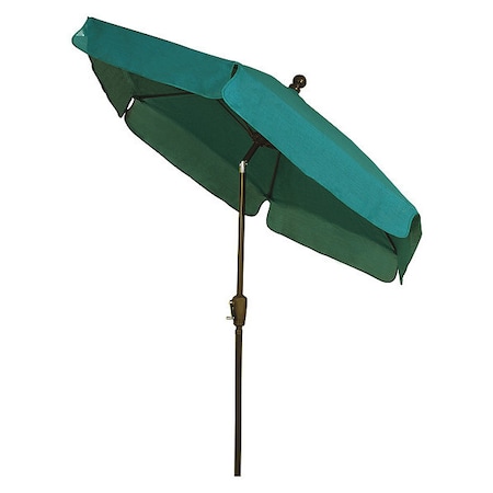 Garden Tilt Umbrella Crank Cb, Green, 7.5 ft. MPN:7GCRCB-T-FOREST GREEN