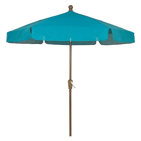 Garden Umbrella Crank Cb, Teal, 7.5 ft. MPN:7GCRCB-TEAL