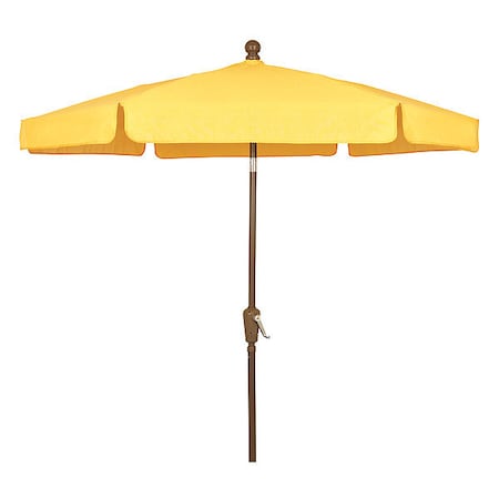 Garden Umbrella Crank Cb, Yellow, 7.5 ft. MPN:7GCRCB-YELLOW