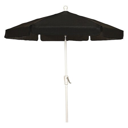Garden Umbrella Crank White, Black, 7.5 ft. MPN:7GCRW-BLACK